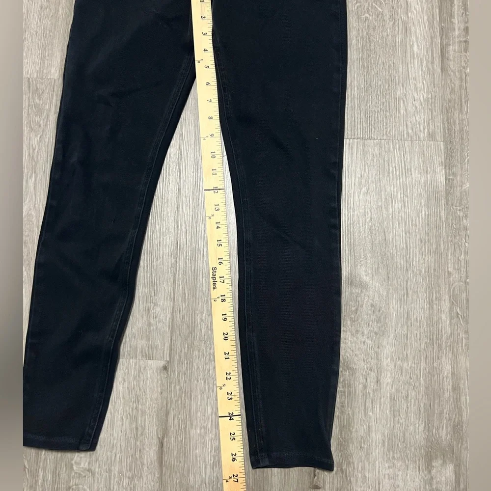 Spanx Pull-On Black Denim Jeggings size S (27)‎